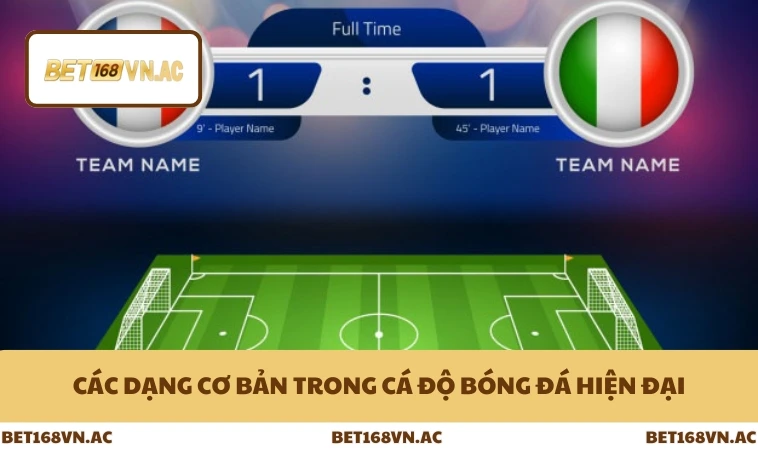 Các Tỷ Lệ Kèo Trong Bóng Đá - Bí Quyết Đọc Hiểu Chuẩn Xác 2 Các dạng cơ bản trong cá độ bóng đá hiện đại