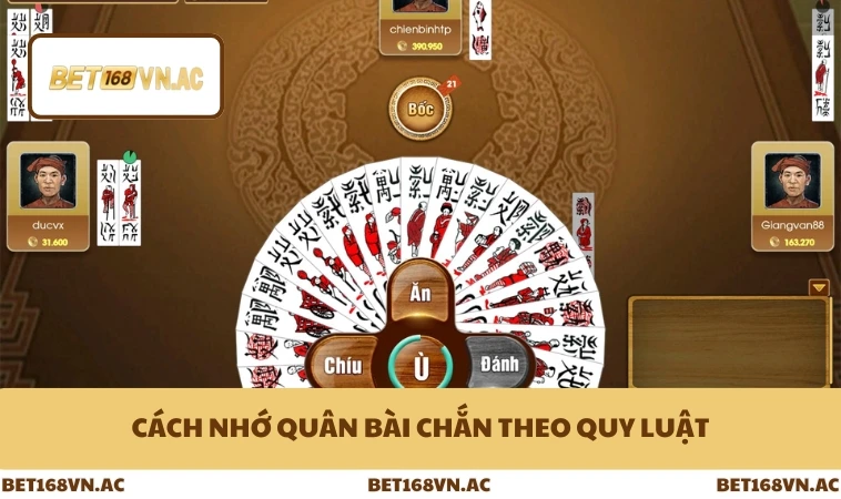 Cách nhớ quân bài chắn theo quy luật