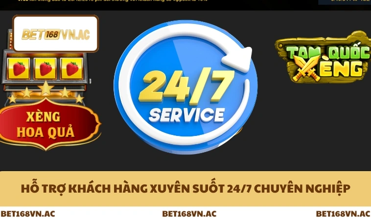 Liên Hệ Bet168Vn 2 Hỗ trợ khách hàng xuyên suốt 24/7 chuyên nghiệp