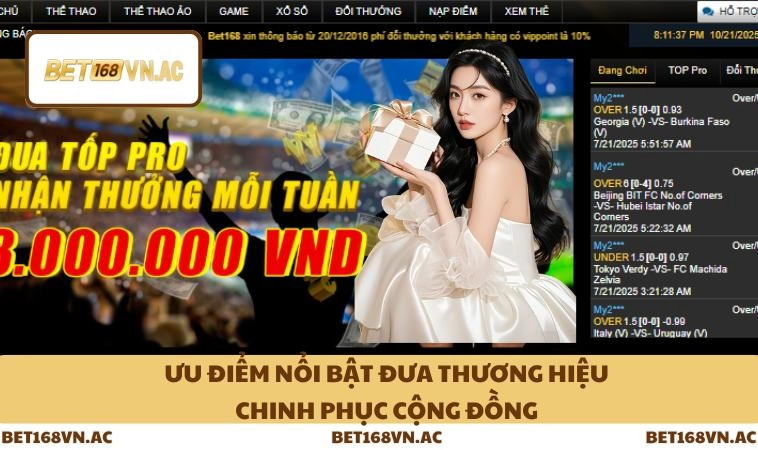 Ưu điểm nổi bật đưa thương hiệu chinh phục cộng đồng